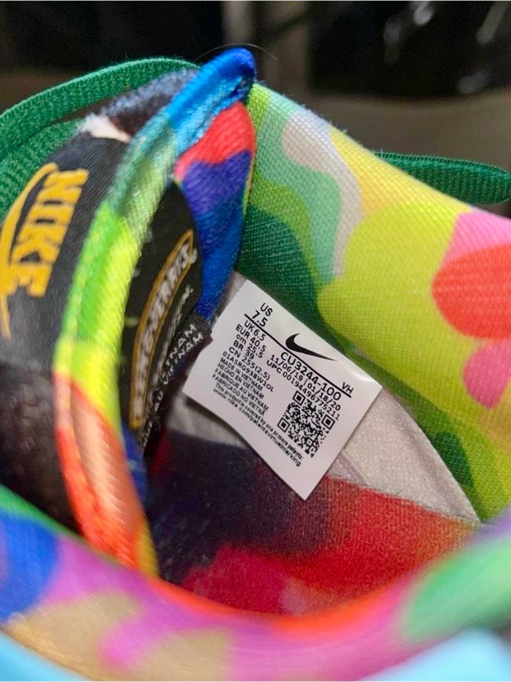 Nike SB × Ben and Jerry's ice cream multicoloured SB dunks sneakers - Picture 8 of 8